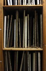Depotsituation in der Gemäldesammlung, Gemäldegefache