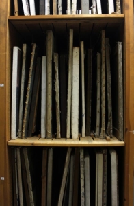 Depotsituation in der Gemäldesammlung, Gemäldegefache